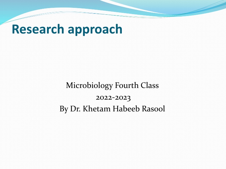 research approach
