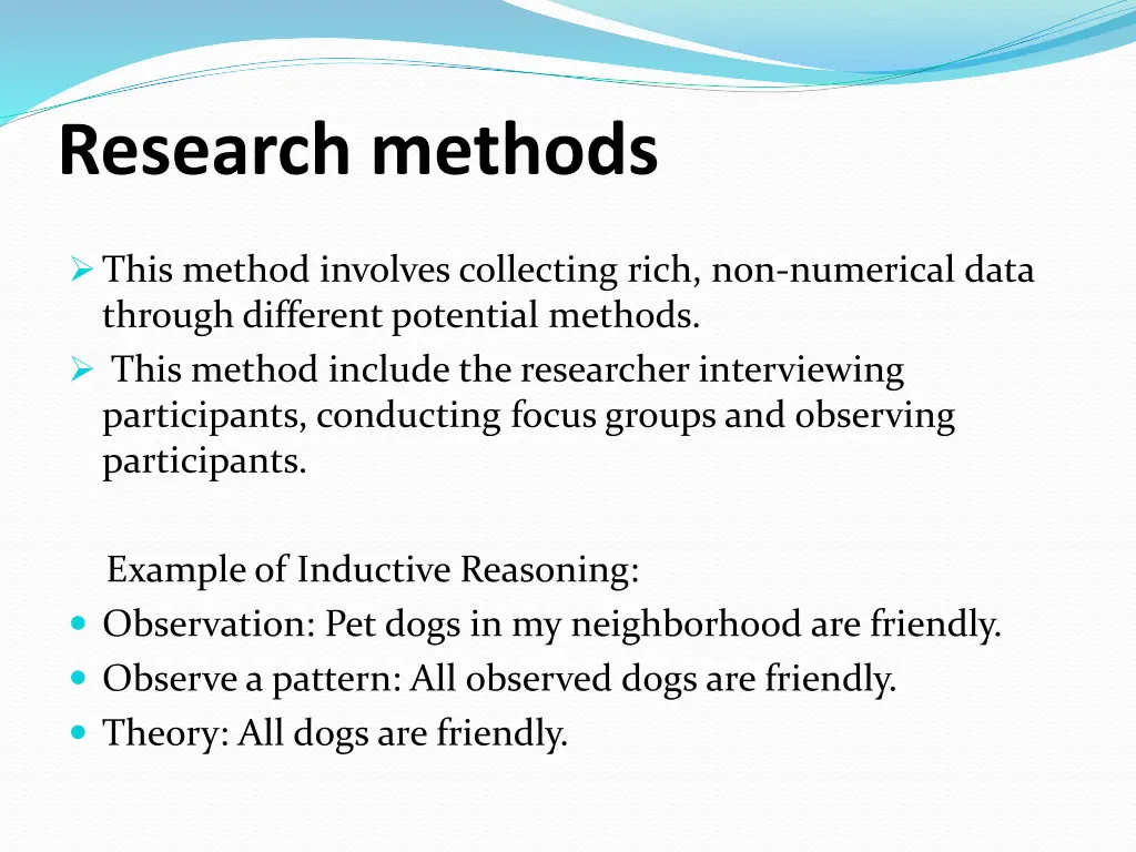 research methods 1