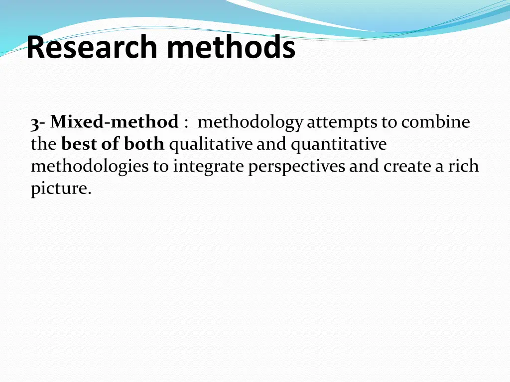 research methods 3