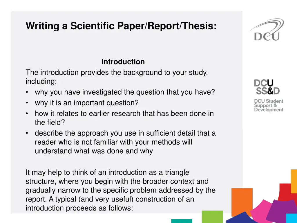 writing a scientific paper report thesis 4