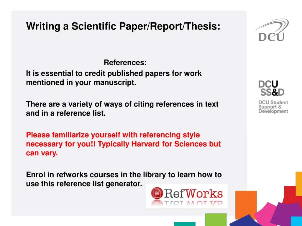 writing a scientific paper report thesis 9