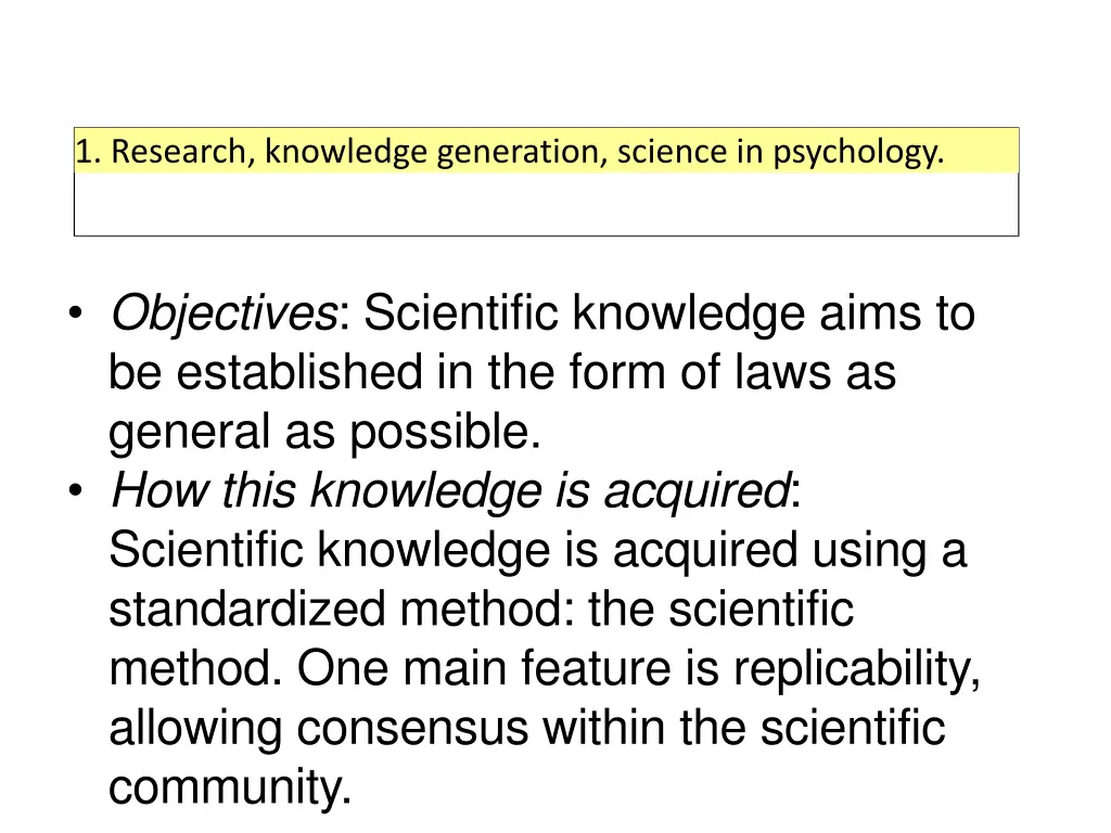 1 research knowledge generation science 2