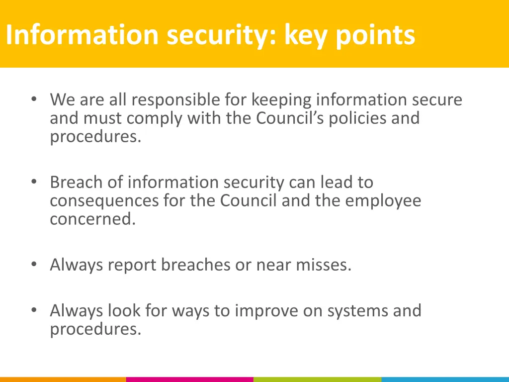 information security key points