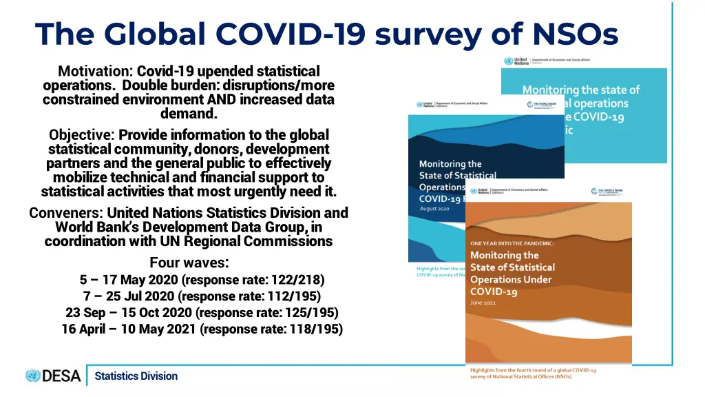 the global covid 19 survey of nsos