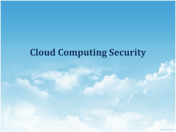 cloud computing security
