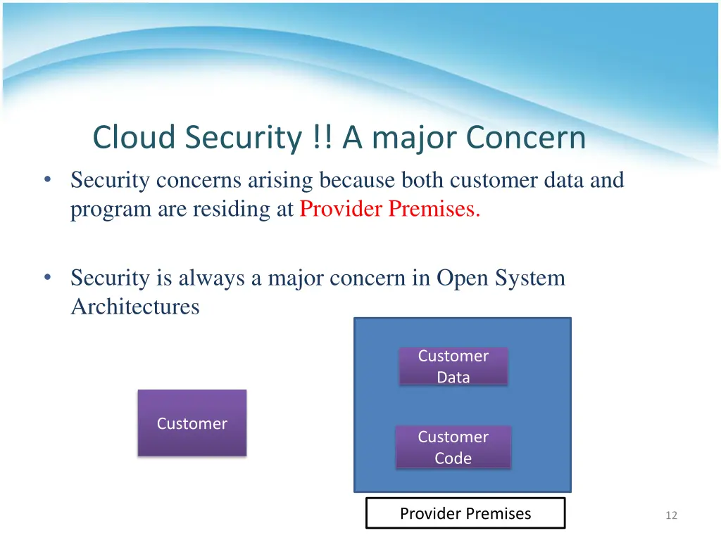 cloud security a major concern security concerns