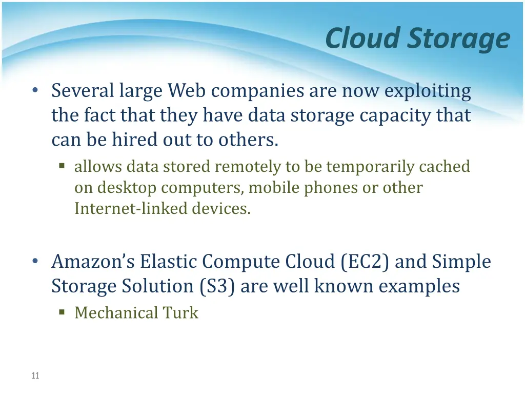 cloud storage