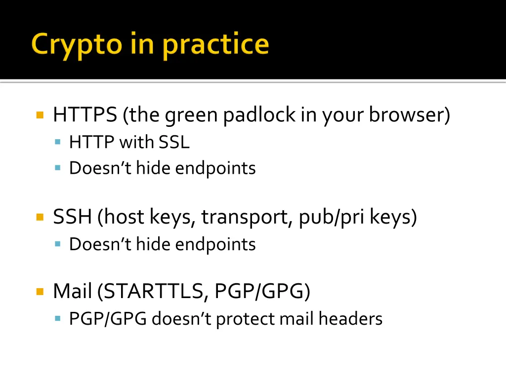 https the green padlock in your browser http with
