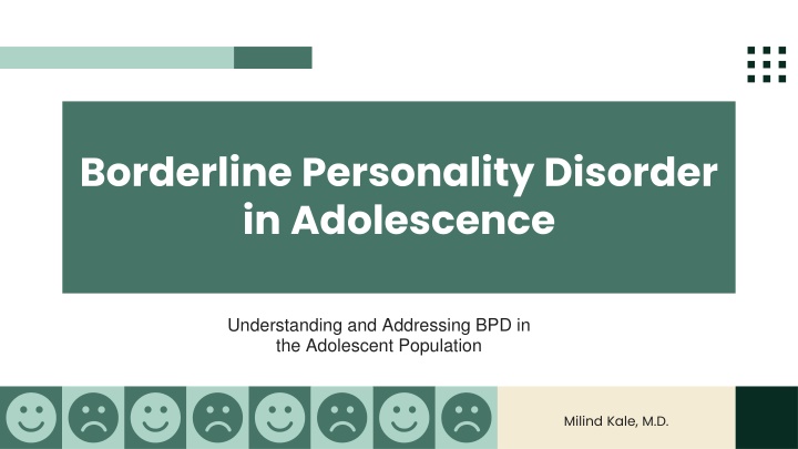 borderline personality disorder in adolescence