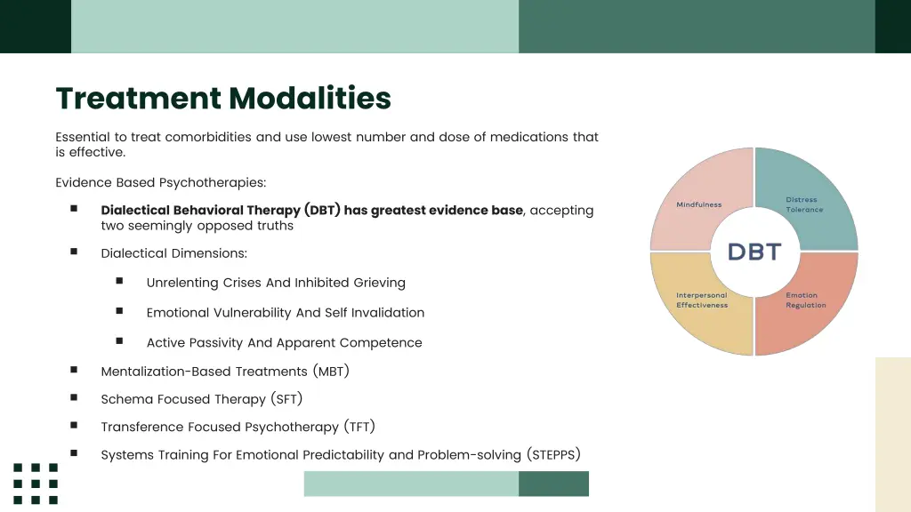 treatment modalities