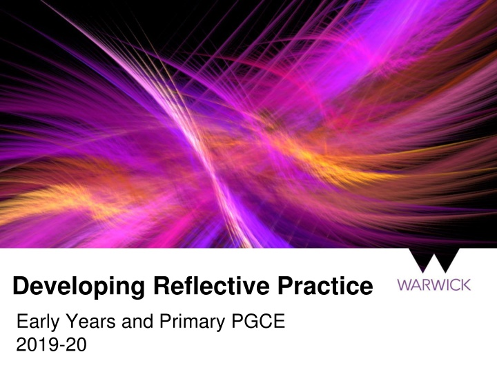 developing reflective practice early years