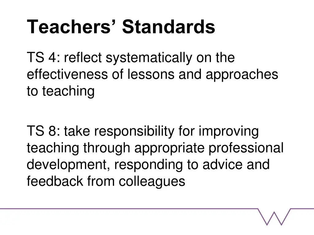 teachers standards