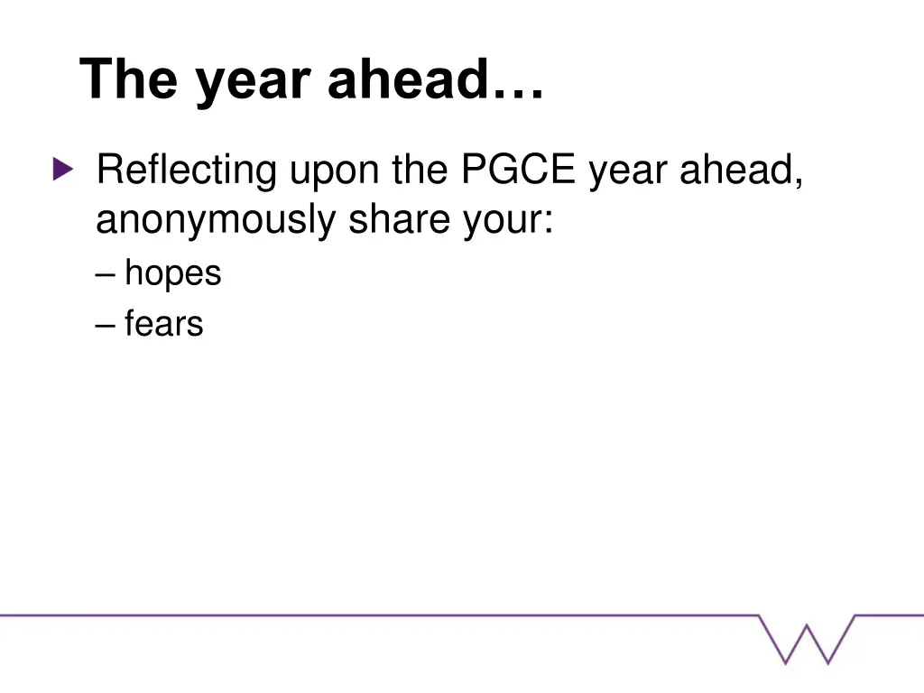 the year ahead