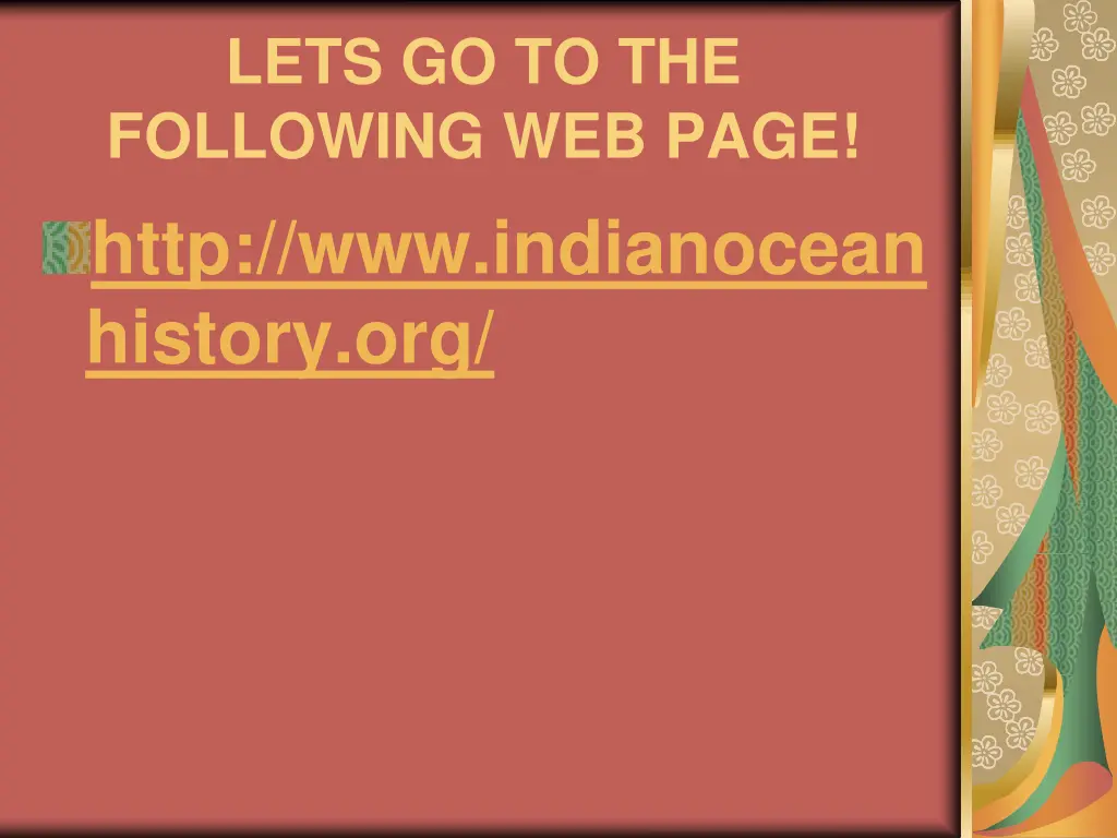 lets go to the following web page http