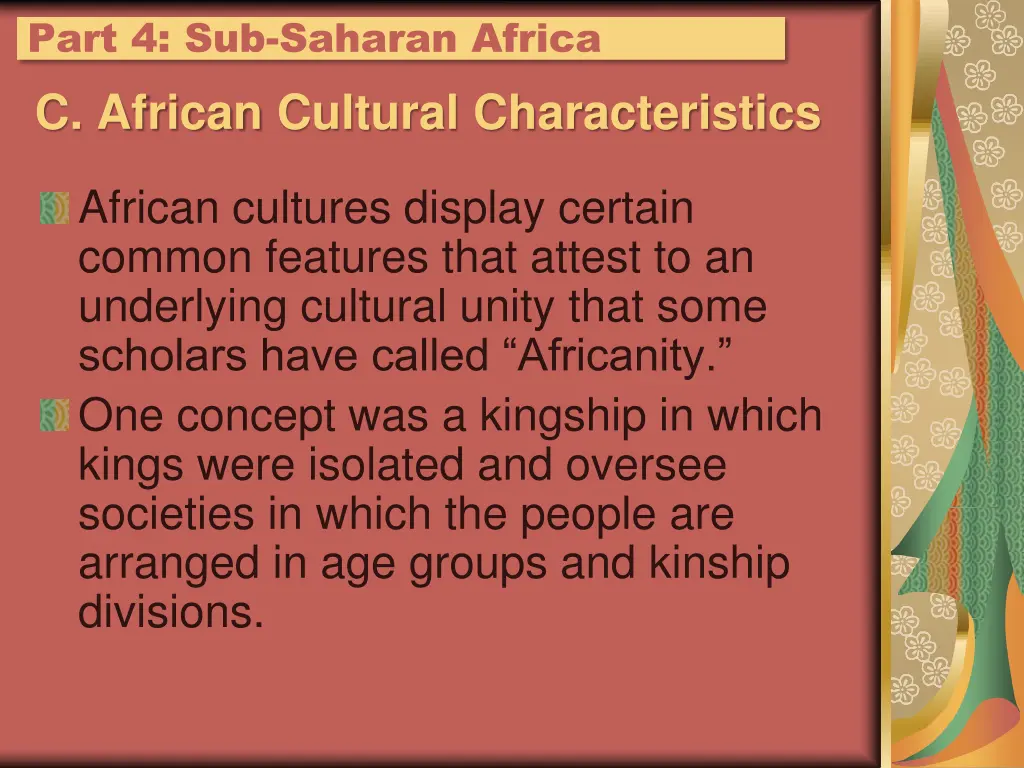 part 4 sub saharan africa 2
