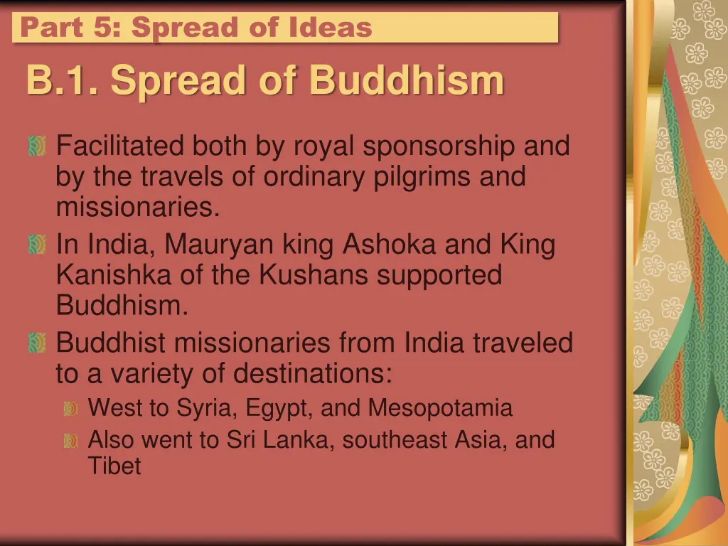 part 5 spread of ideas 2