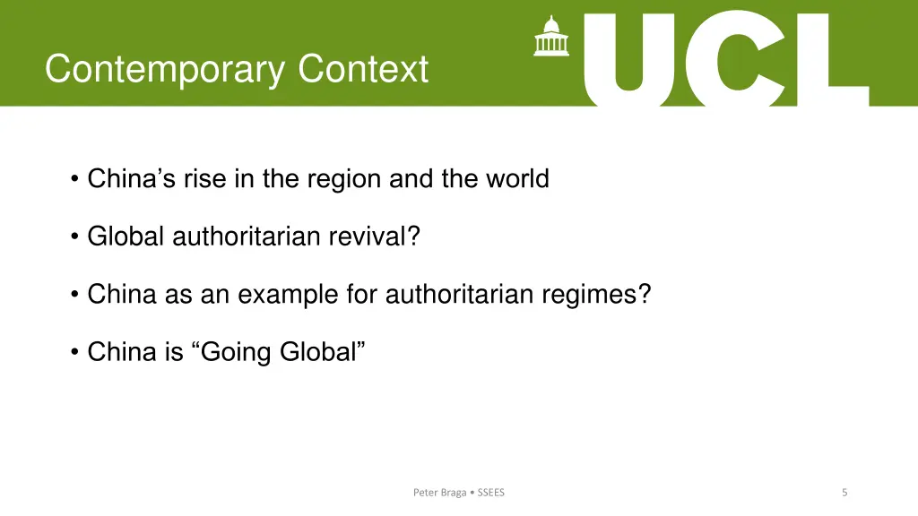 contemporary context
