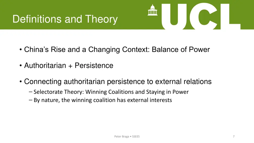 definitions and theory