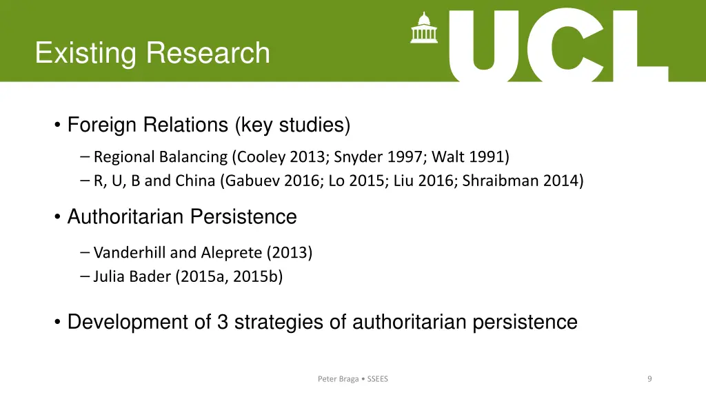 existing research