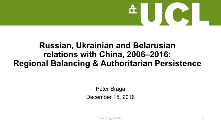 russian ukrainian and belarusian relations with