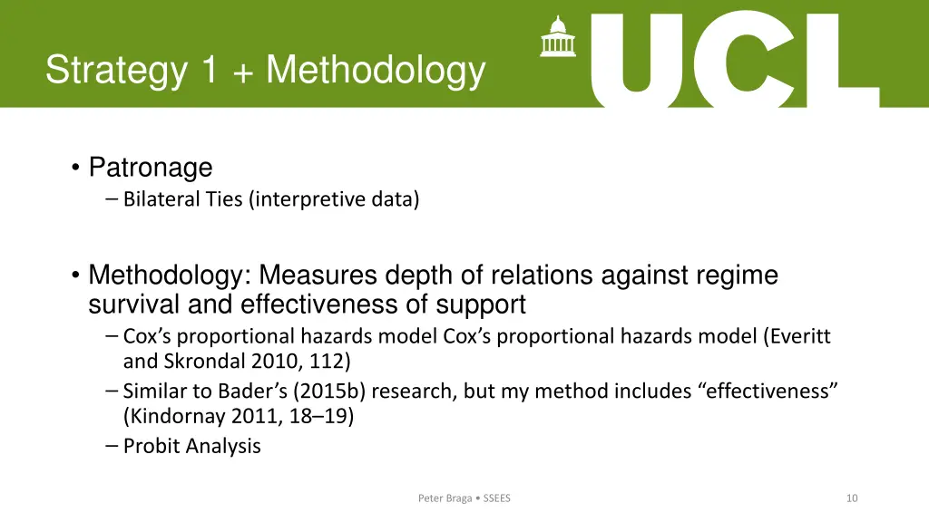 strategy 1 methodology