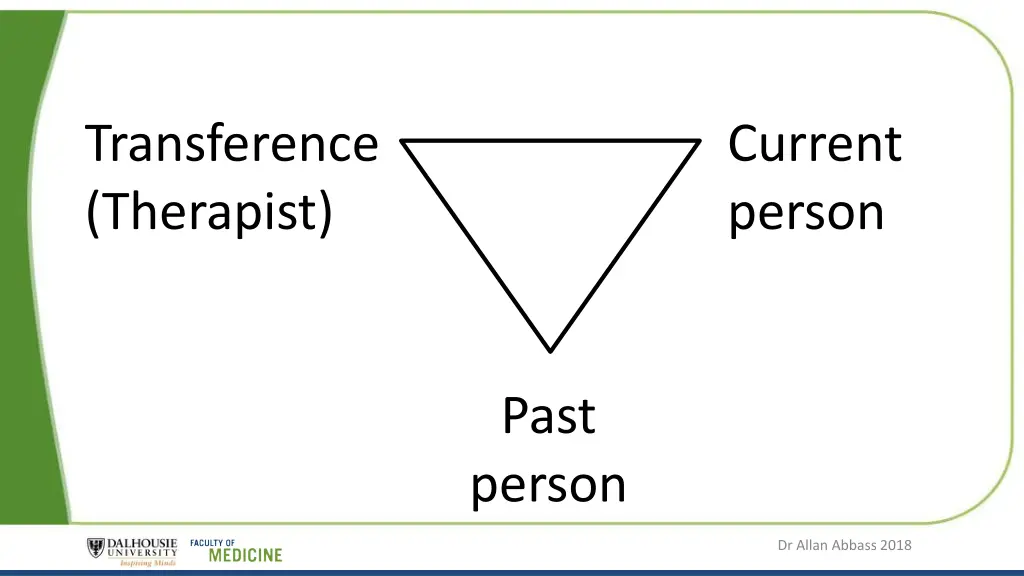 transference therapist