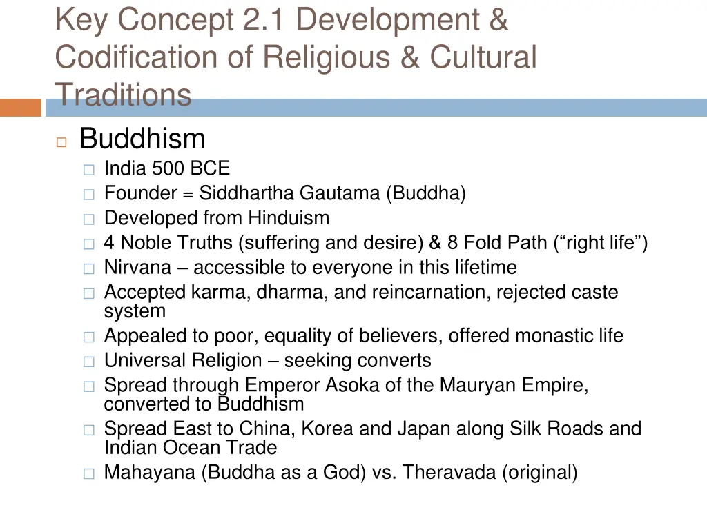 key concept 2 1 development codification 2