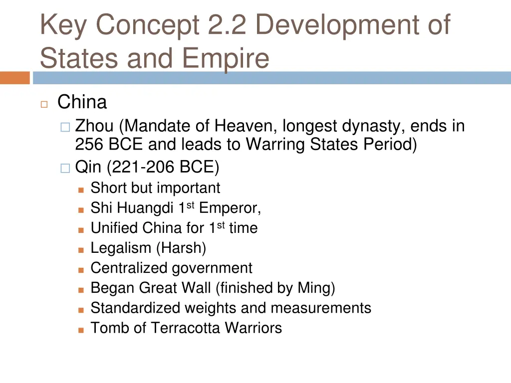key concept 2 2 development of states and empire