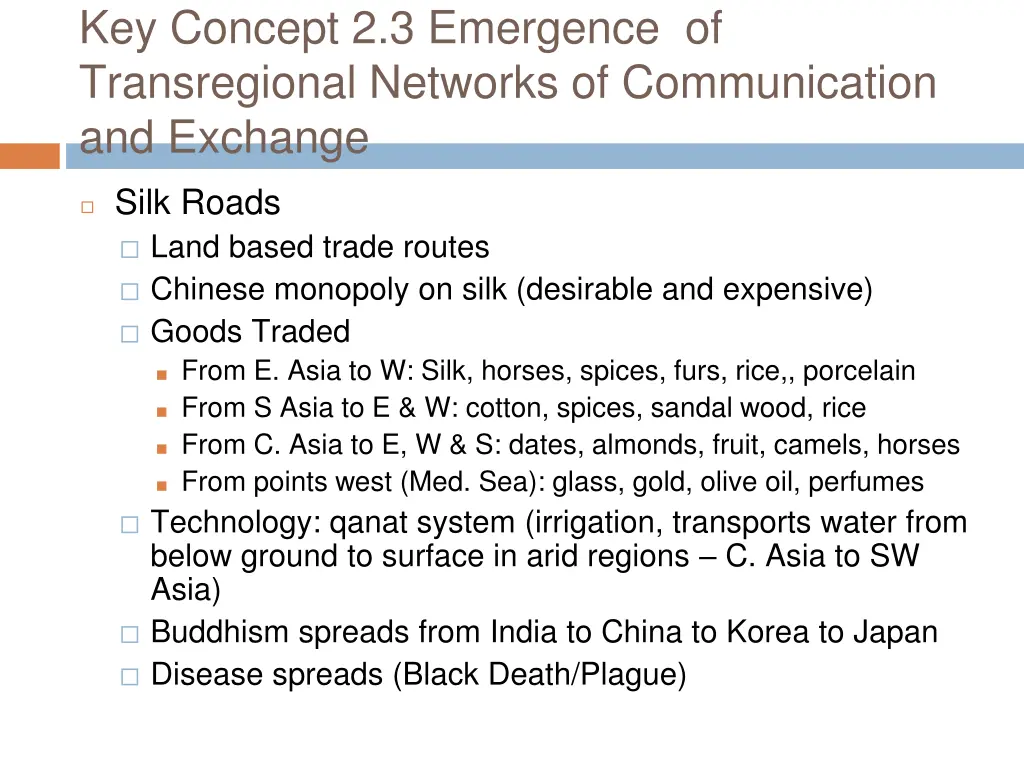 key concept 2 3 emergence of transregional