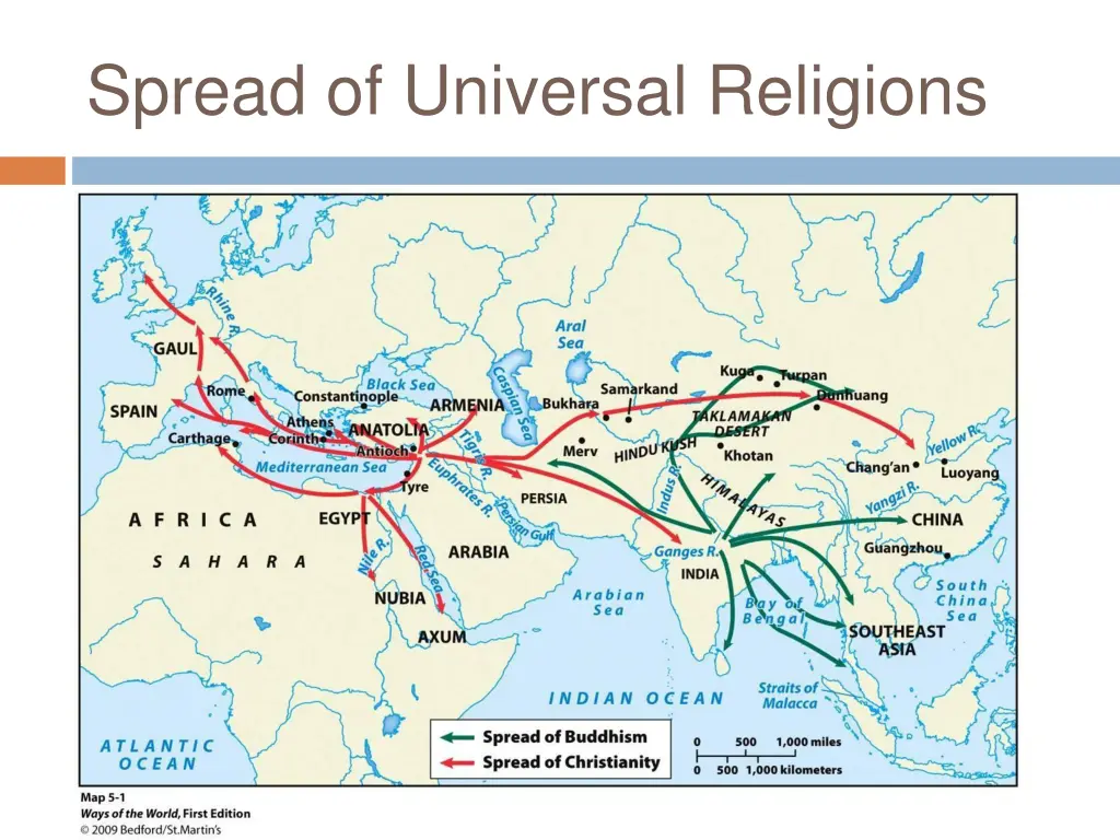 spread of universal religions