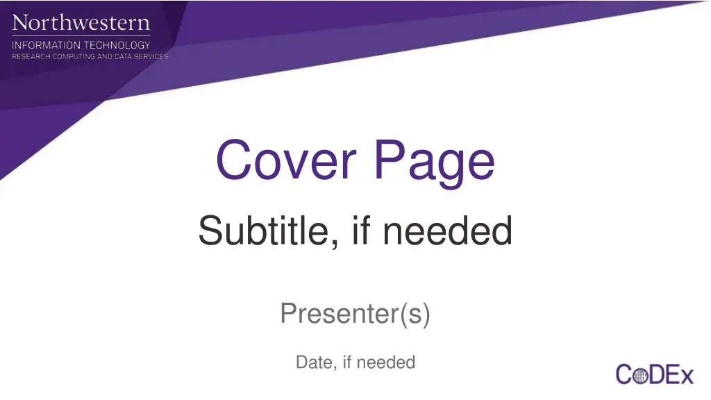 cover page subtitle if needed 1