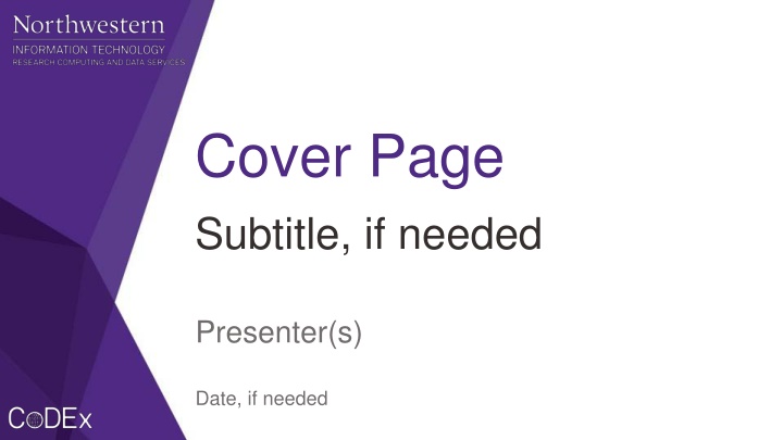 cover page subtitle if needed