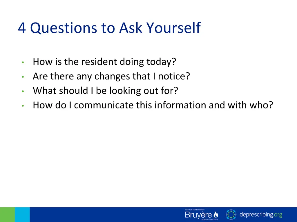 4 questions to ask yourself