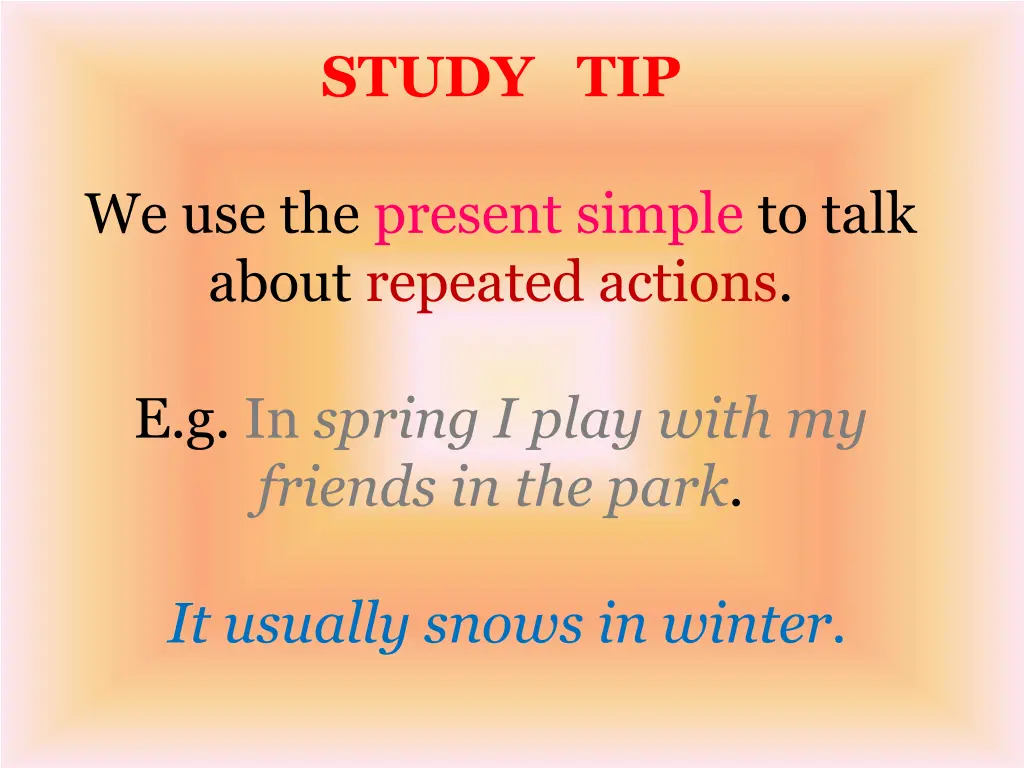 study tip