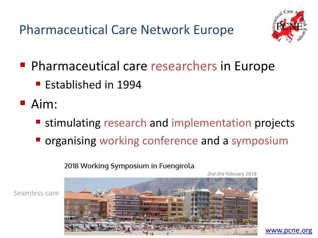 pharmaceutical care network europe
