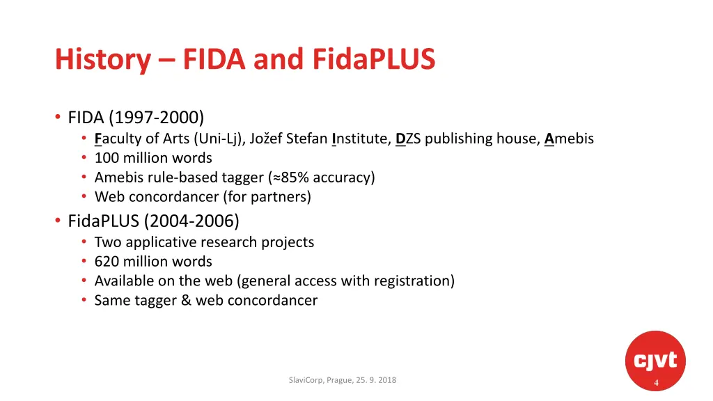 history fida and fidaplus