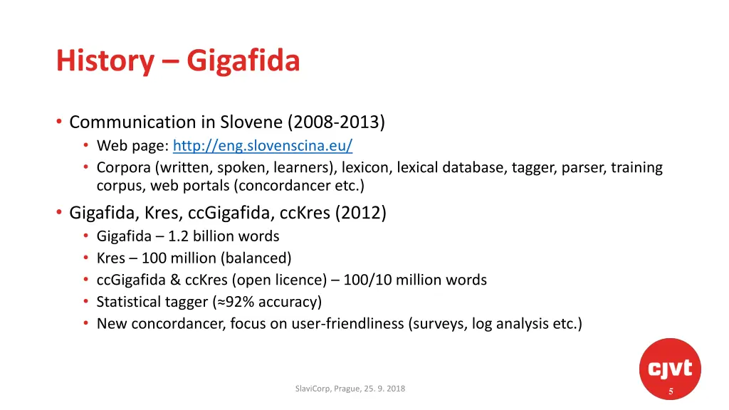 history gigafida