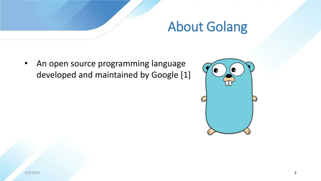 about about golang golang