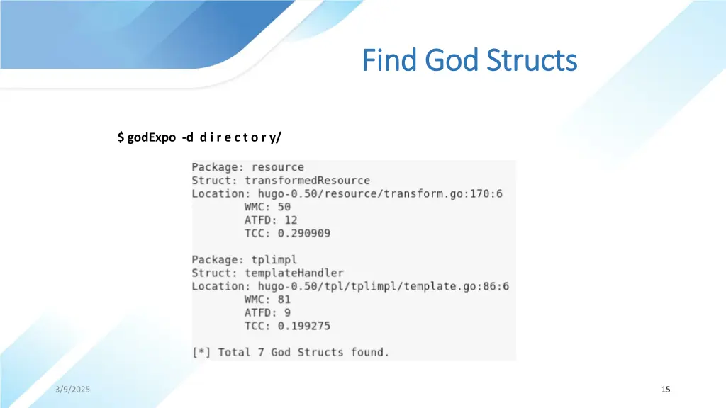 find god find god structs