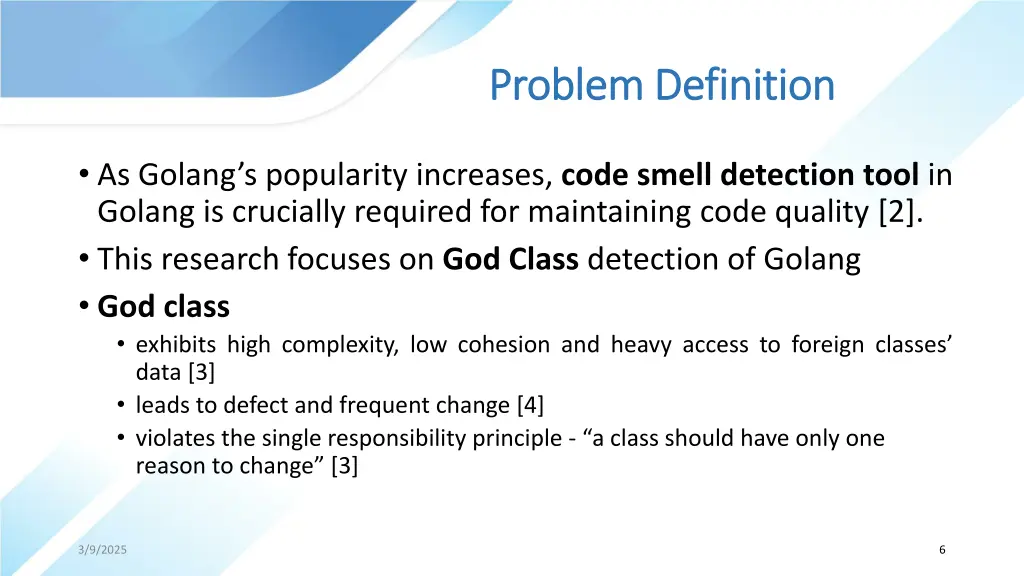 problem definition problem definition