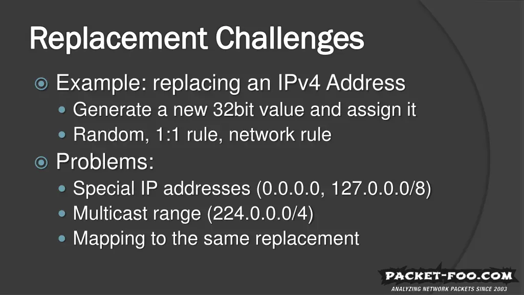 replacement challenges