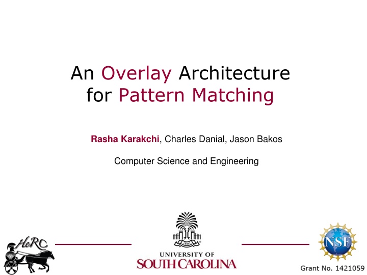 an overlay architecture for pattern matching