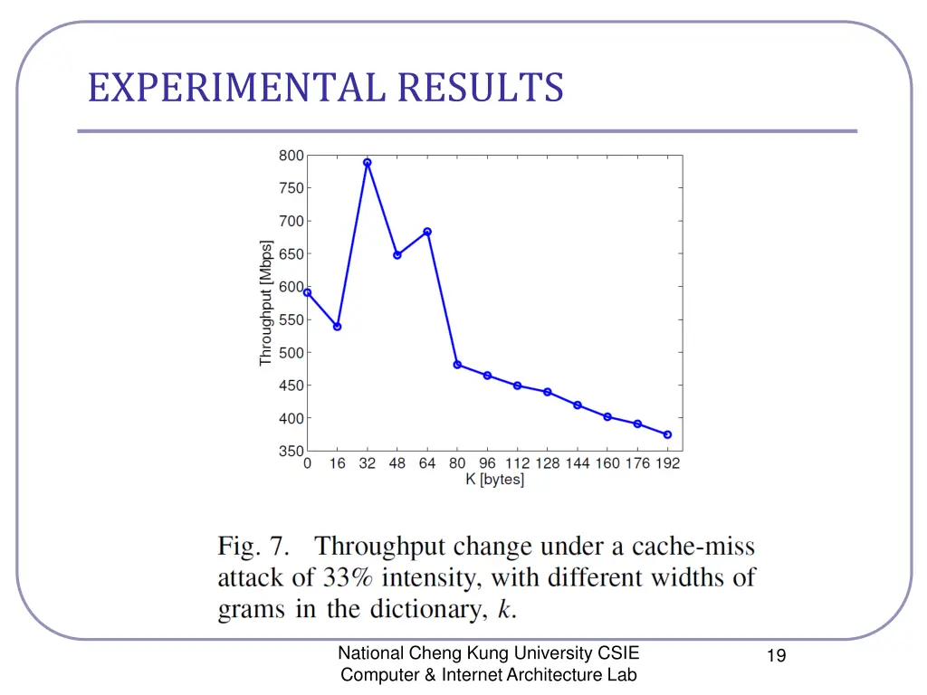 experimental results 6