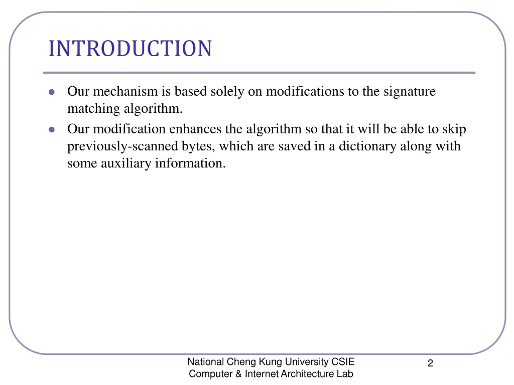 introduction