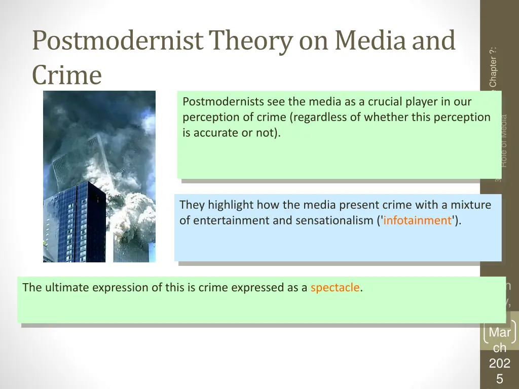 postmodernist theory on media and crime