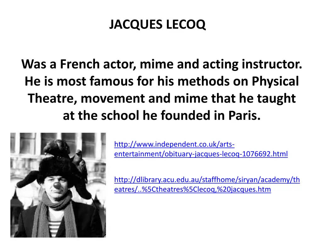 jacques lecoq