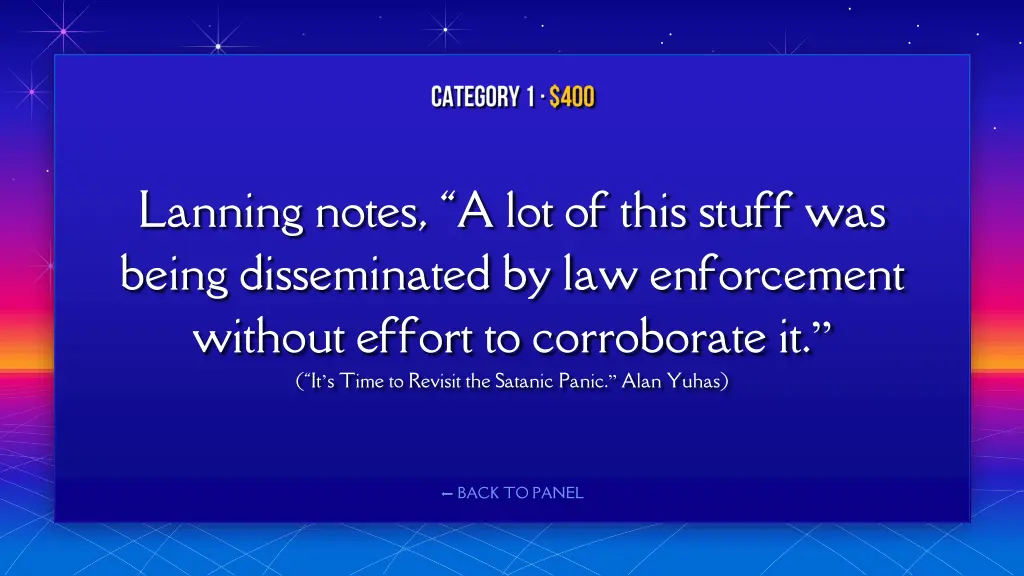 lanning notes a lot of this stuff was being