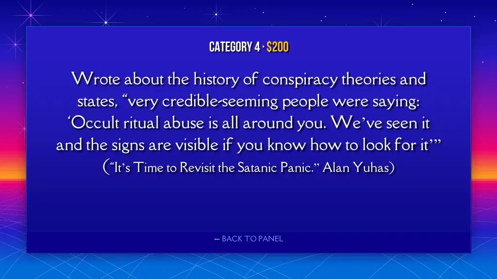 wrote about the history of conspiracy theories