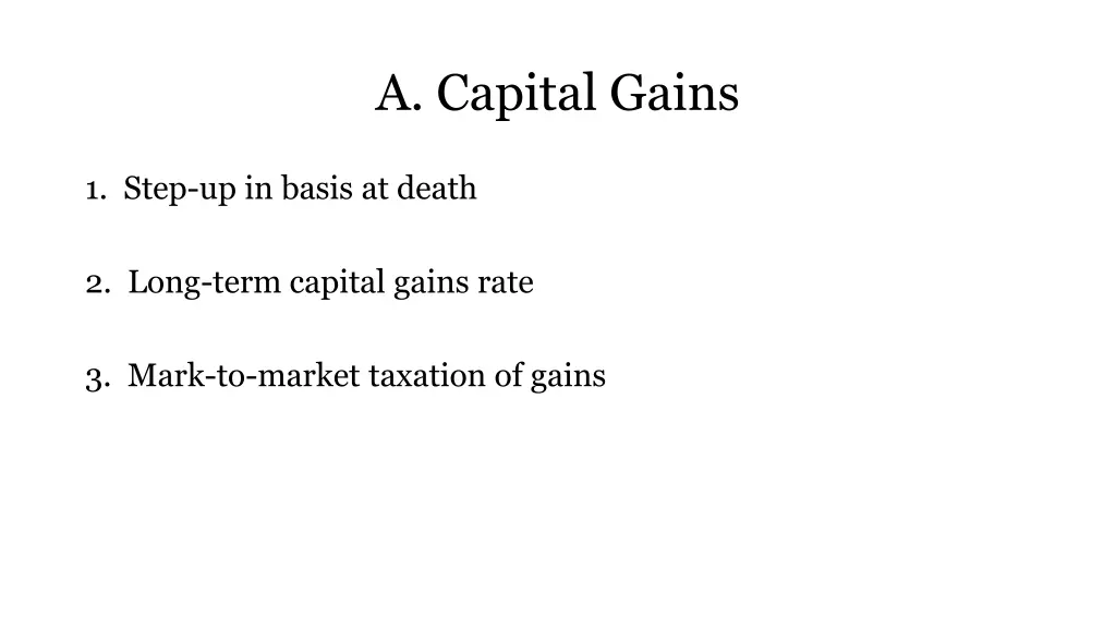 a capital gains