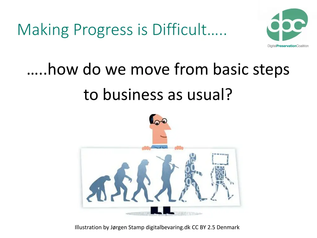 making progress is difficult